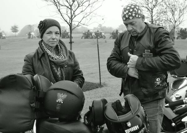 This was a very cold day, but it didn't stop my partner from honoring the veterans during Wreath Across America Escort!