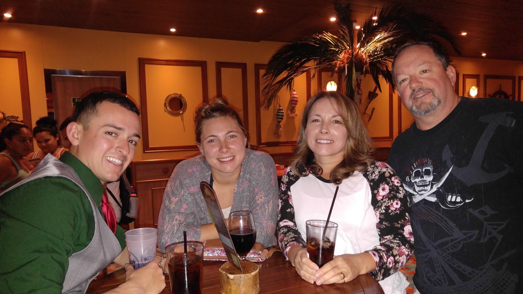 Cruising with the kids.