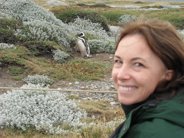 I forget where we were in SA for this picture. But she's my cute penguin!