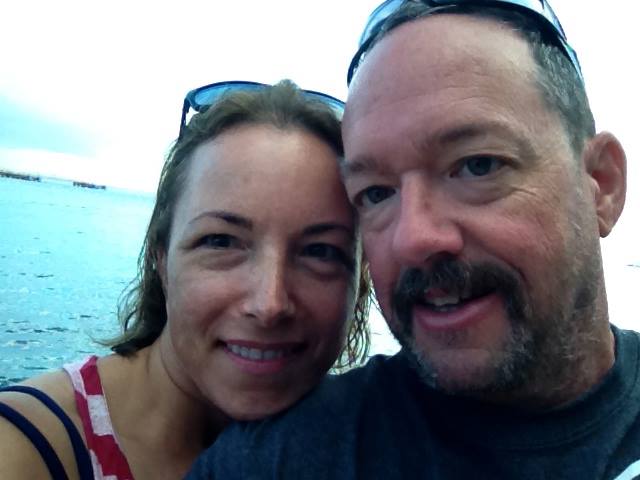 We had many dates in the clear water of Caribbean, Cozumel, Florida, Cayman Brac, Bonaire, Honduras, are just some I remember.